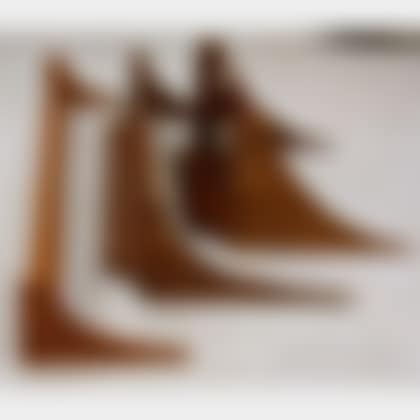 Three Contemporary Cherry Wall Shelves (preview)