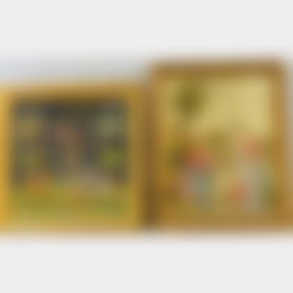 Framed Late Victorian Needlepoint Biblical Scene Panel and a Framed French Renaissance-style Scenic Needlepoint Panel (preview)