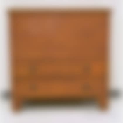 Cherry and Pine Blanket Chest over Two Long Drawers (preview)