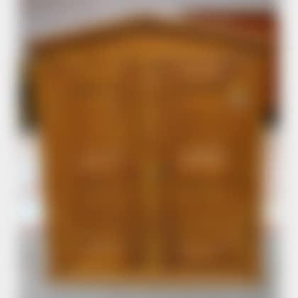 Country Pine Cabinet with Two Paneled Doors (preview)