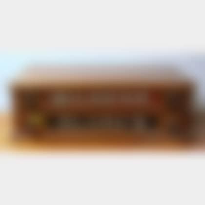 "Clark"s Mile-End" Walnut and Eglomise Retail Countertop Two-Drawer Spool Cabinet (preview)