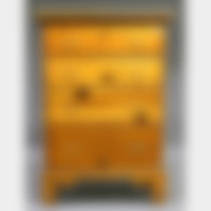 Chippendale-style Pine Four-drawer Tall Chest (preview)