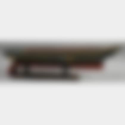 Folk Painted Wood War Ship Hull Model (preview)