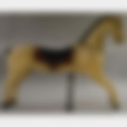 Folk Art Carved and Painted Carousel Horse Figure (preview)