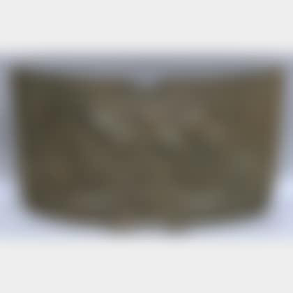 Architectural Cast Iron Cows and Corn Relief-decorated Bowfront Panel (preview)