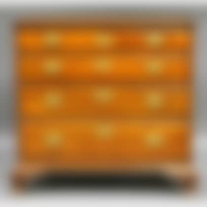 Chippendale Walnut Graduated Four-drawer Chest (preview)