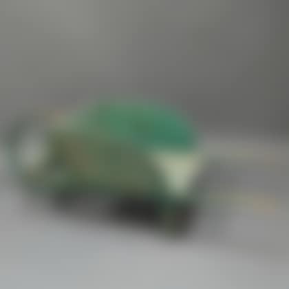 Green-painted Wooden Wheelbarrow (preview)