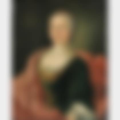 Woman in Green Wearing a Red Cloak (preview)