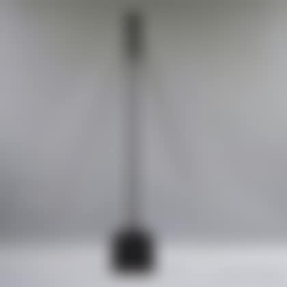 Wrought Iron Hearth Peel with Upward Scrolling Ram"s Horn Finial (preview)