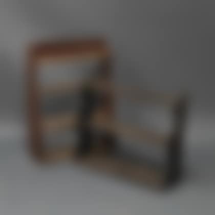 Two Shaped-end Tiered Shelves (preview)