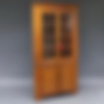 Large Pine Glazed Corner Cupboard (preview)