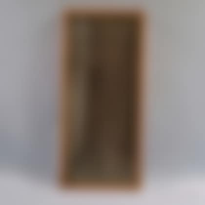 Framed Relief-carved Wooden Grave Marker Panel "BER[RY], " (preview)