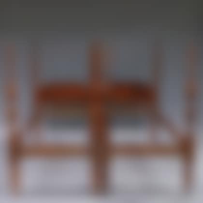 Pair of Turned Mahogany Twin Pencil-post Beds (preview)