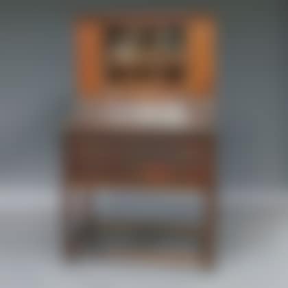Schoolmaster"s Desk and Bookcase (preview)