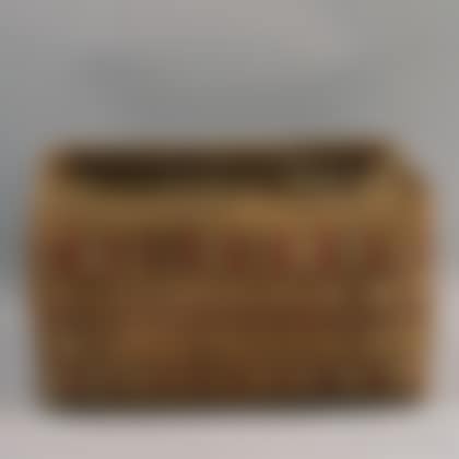 Rectangular Painted Woven Splint Basket (preview)