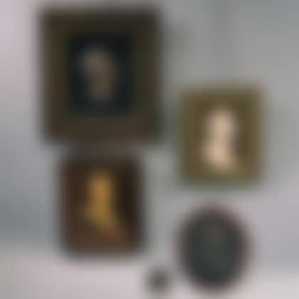 Five Cast Metal and Marble Lincoln Profile Portraits (preview)