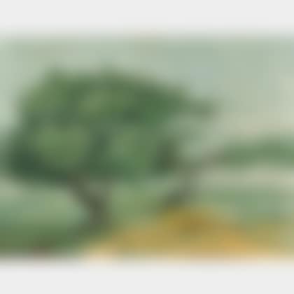 A Group of Two Trees (Olive) (preview)