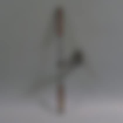 Wood and Wrought Iron Wall-mounted Extension-arm Candlestick (preview)