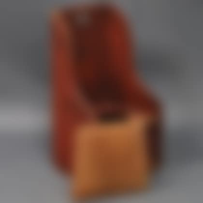 Small Child"s Red-painted Potty Chair (preview)