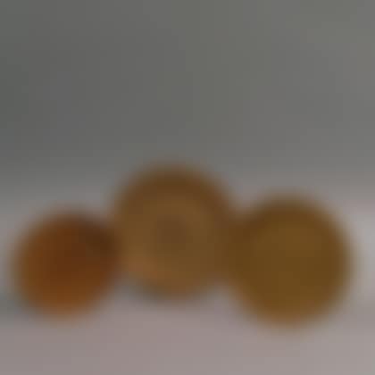 Three Turned Treen Plates (preview)