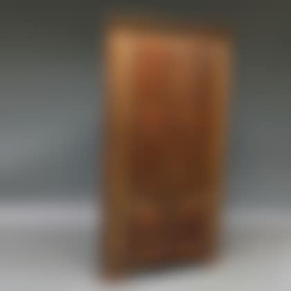 Pine Four-door Paneled and Molded Corner Cupboard (preview)