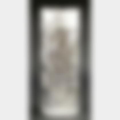 Cylindrical Colorless Cut Glass Floral and Butterfly-decorated Vase (preview)