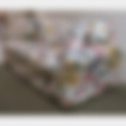 Contemporary Printed Floral Upholstered Sofa (preview)