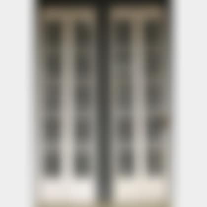 Two Pairs of Architectural Glazed White-painted Wood French Doors (preview)