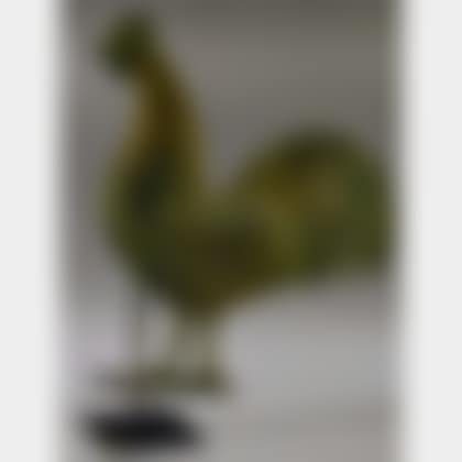 Patinated Molded Copper Rooster Weather Vane (preview)