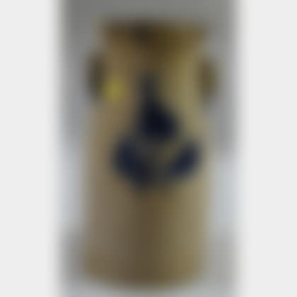 Cobalt-decorated "Three"-gallon "1835" and Floral-decorated Stoneware Churn (preview)
