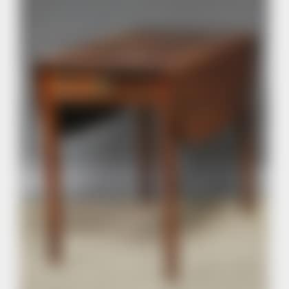 Federal Inlaid Mahogany Drop-leaf Pembroke Table with End Drawer (preview)