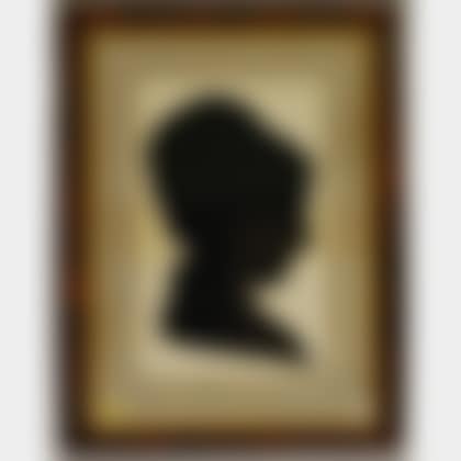 Framed 1877 Hollow-cut Silhouette of a Woman (preview)