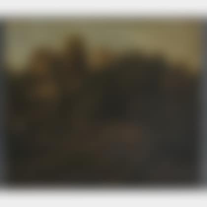 Roadside with Distant Village. (preview)