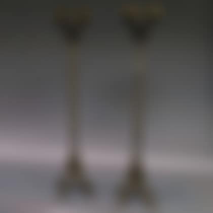 Pair of Painted-metal Four-light Torchieres (preview)