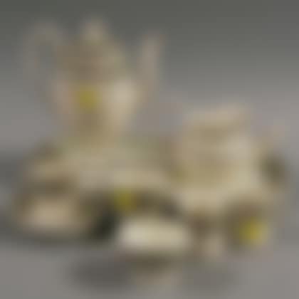 Small Wedgwood Queen"s Ware Tea Service (preview)