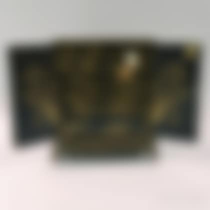Japanese Black and Gold Lacquer Miniature Chest of Drawers on Stand (preview)