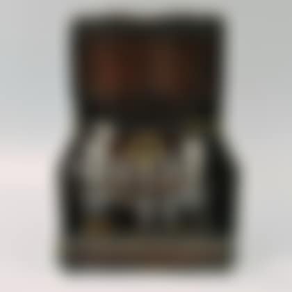 Continental Brass-inlaid Burl Veneer Tantalus (preview)
