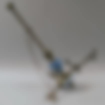 Light Blue Jasper and Brass Chandelier (preview)