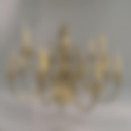 Dutch-style Brass Twelve-light Chandelier (preview)