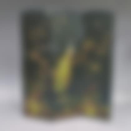Three-panel Paint-decorated Canvas Screen (preview)