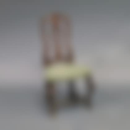 Italian Rococo Upholstered Walnut Side Chair (preview)