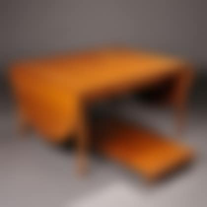 Danish Modern Teak Veneer Dining Table (preview)