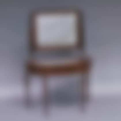 Federal-style Inlaid Mahogany Dressing Table with Mirror (preview)