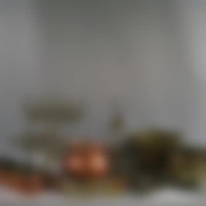 Group of Brass and Copper Lighting and Cooking Items (preview)
