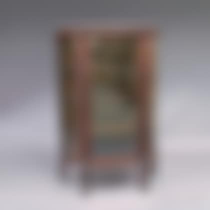 Oak Glazed Vitrine Cabinet (preview)