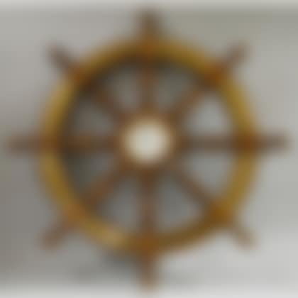 Ridgeway Ship"s Wheel Wall Clock (preview)