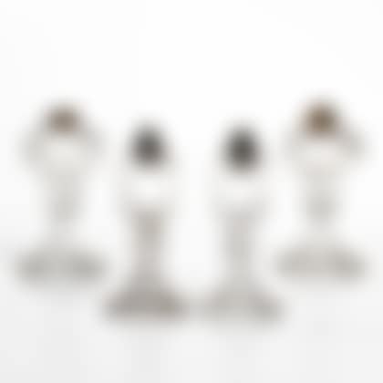 Two Pairs of Colorless Whale Oil Lamps (preview)