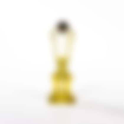 Canary Yellow Sandwich Glass Whale Oil Lamp (preview)