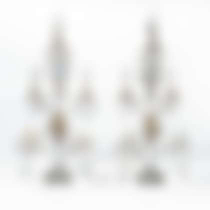 Pair of Crystal and Gilt-brass Candelabras (preview)