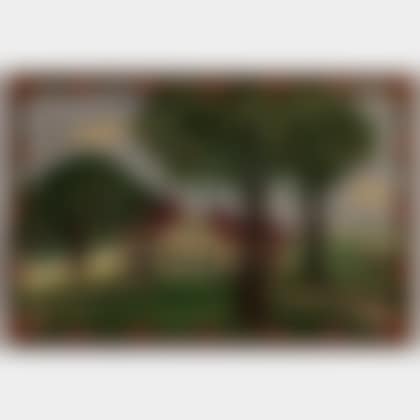 Hooked Rug with Portrait of a House (preview)